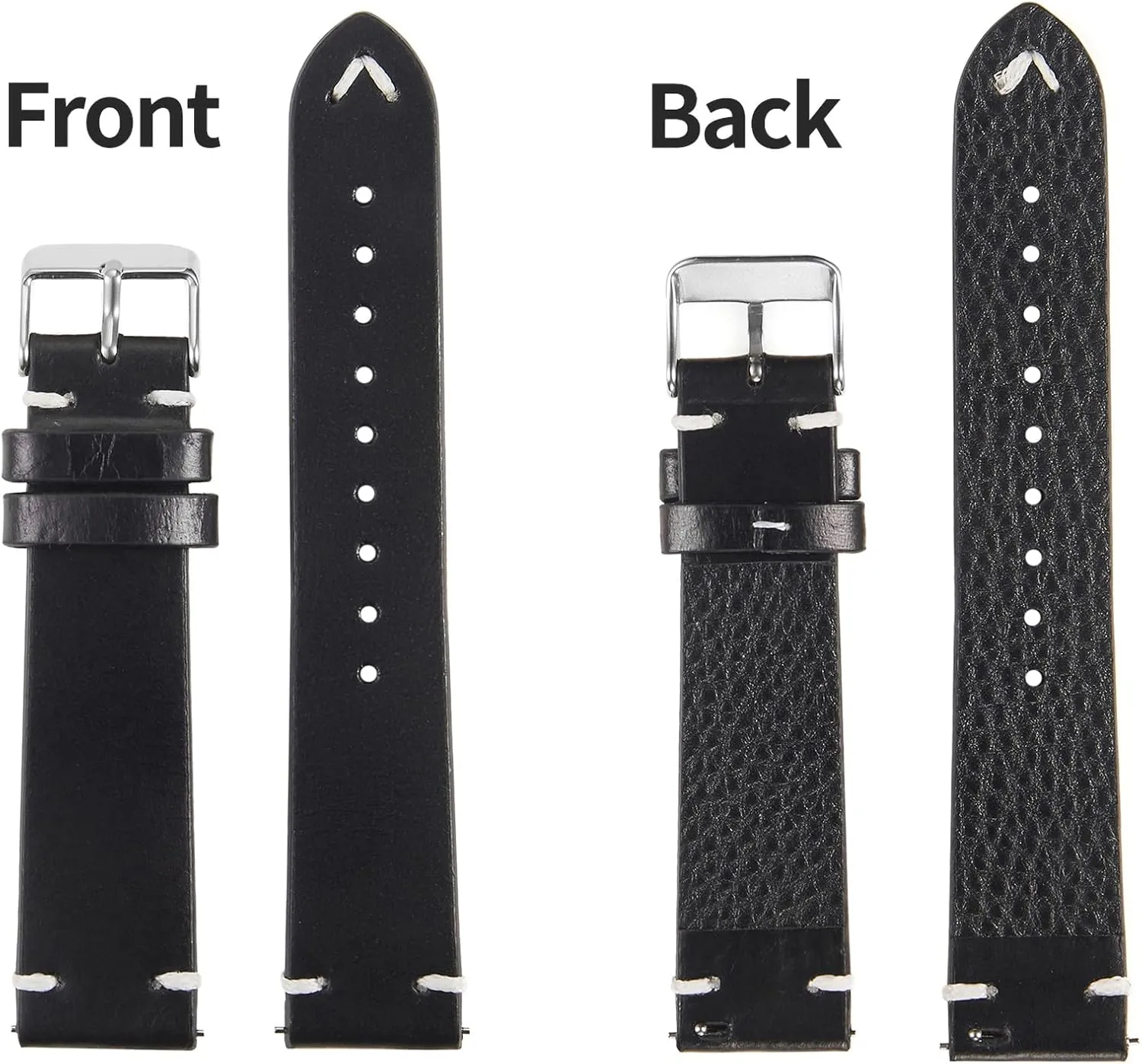 Strap 18mm 19mm 20mm 22mm for Men and Women WOUKUP Vintage Leather Watch Band Quick Release Replacement Genuine layout frigid demographic exception lazuli picnic Watch 