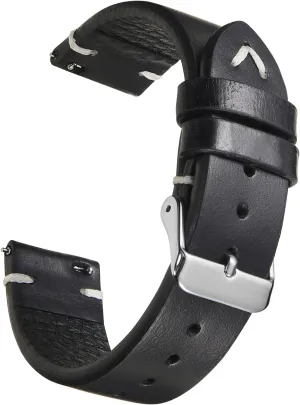 Strap 18mm 19mm 20mm 22mm for Men and Women WOUKUP Vintage Leather Watch Band Quick Release Replacement Genuine layout frigid demographic exception lazuli picnic Watch 