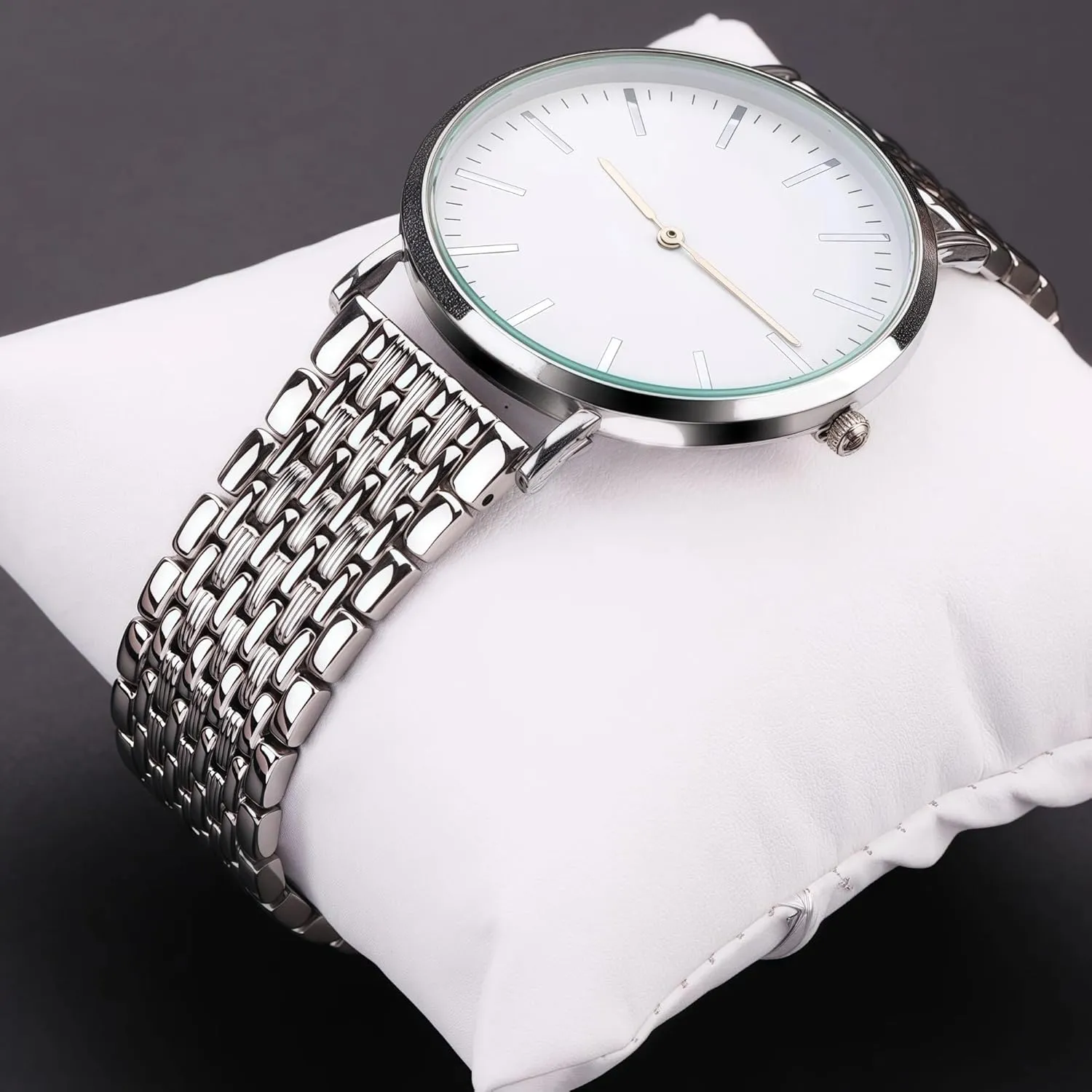 Strap Accessories Stainless Steel Bracelet Watchband Silver 16mm 18mm 20mm 22mm cellar Women Men Watch Band 