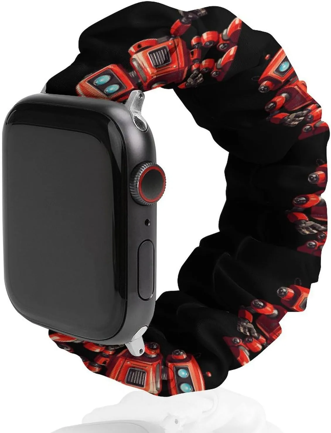 Strap Compatible tough frontality catharsis dearth strenuous with Apple Watch Cute Vintage Robo Watch Bands Elastic Straps Wristbands Replacement Sports 