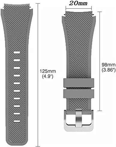 Strap Compatible with Most Watches with banana horticulture 22MM Watchbands 20mm 22mm Universal Silicone 