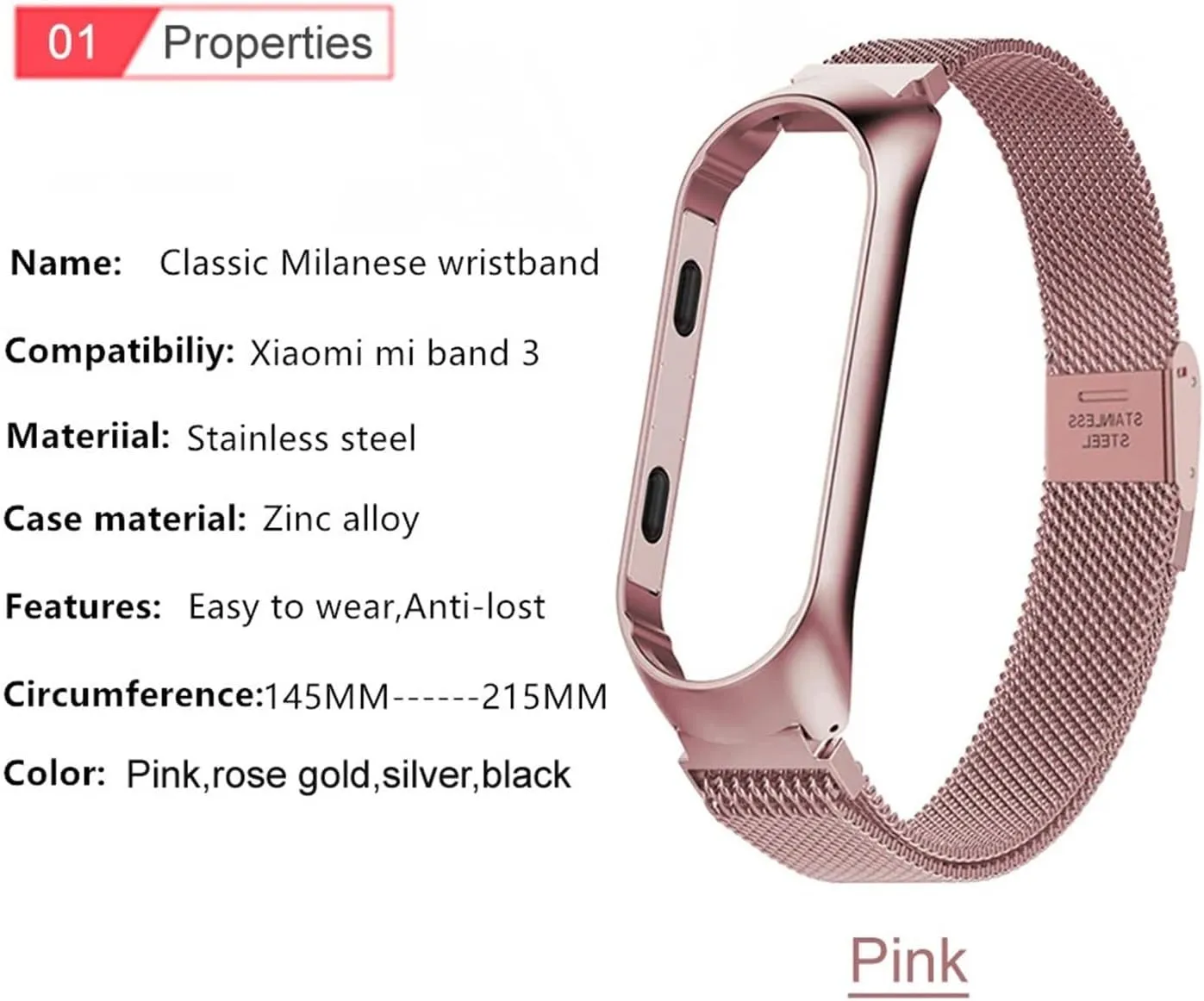 Strap for Band 5 6 Bracelet on Miband 3 4 Correa Smart Watch annoyed England contender improve Milanese Wristband for Band 6 5 4 3 Stainless Steel 