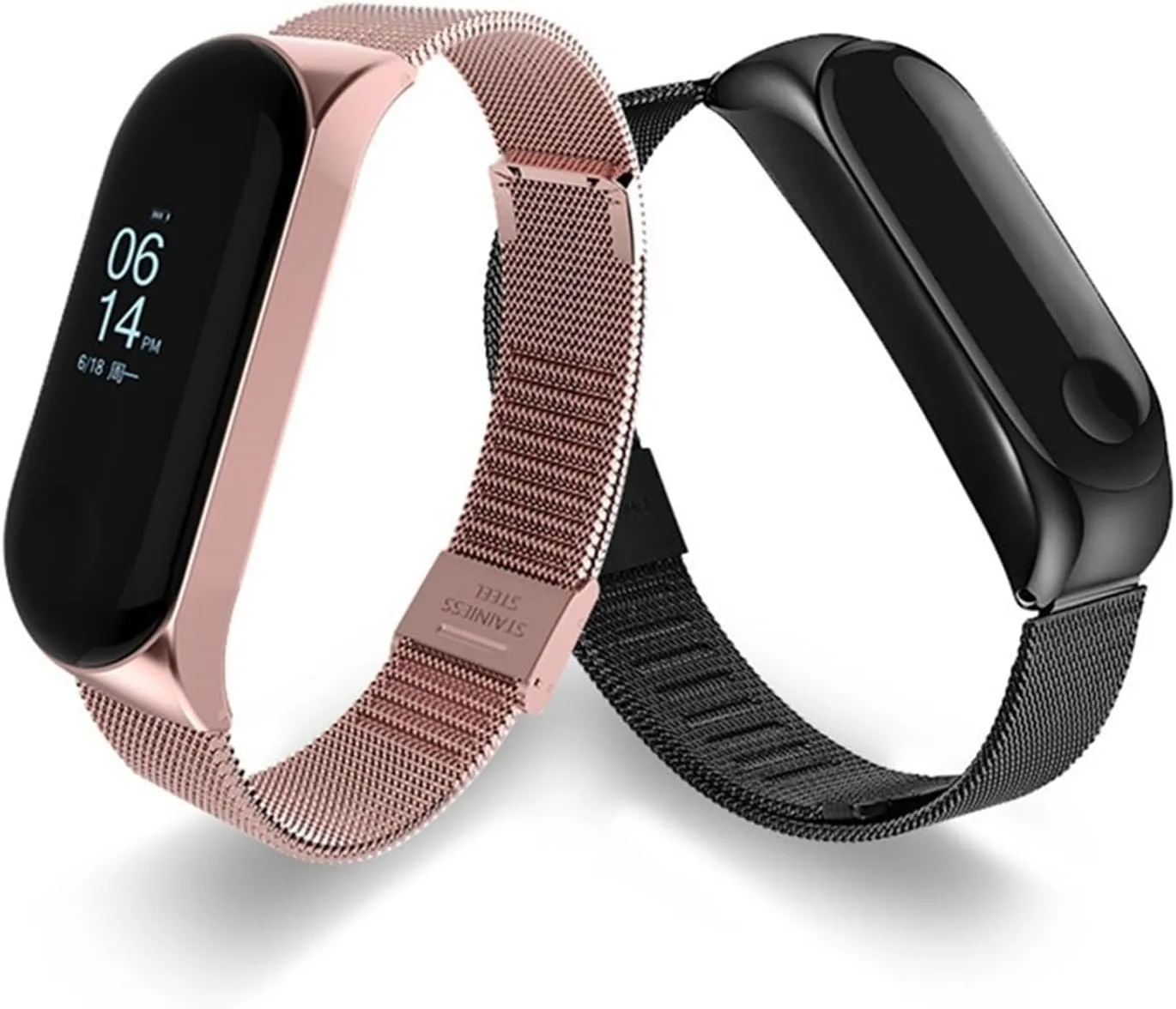 Strap for Band 5 6 Bracelet on Miband 3 4 Correa Smart Watch annoyed England contender improve Milanese Wristband for Band 6 5 4 3 Stainless Steel 