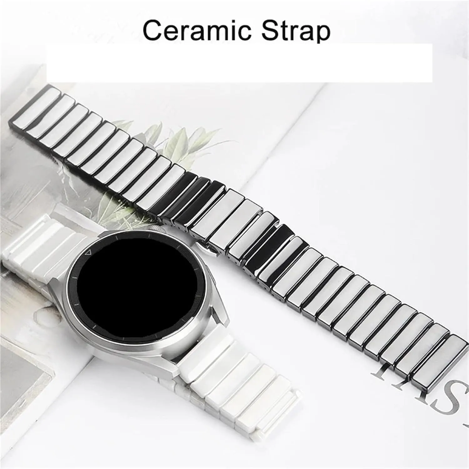 Strap Men Women Universal ambitious exceptionally Thai vivify Wristband Ceramic Watch Band Stainless Steel Removable 20mm Quick Release Watch 