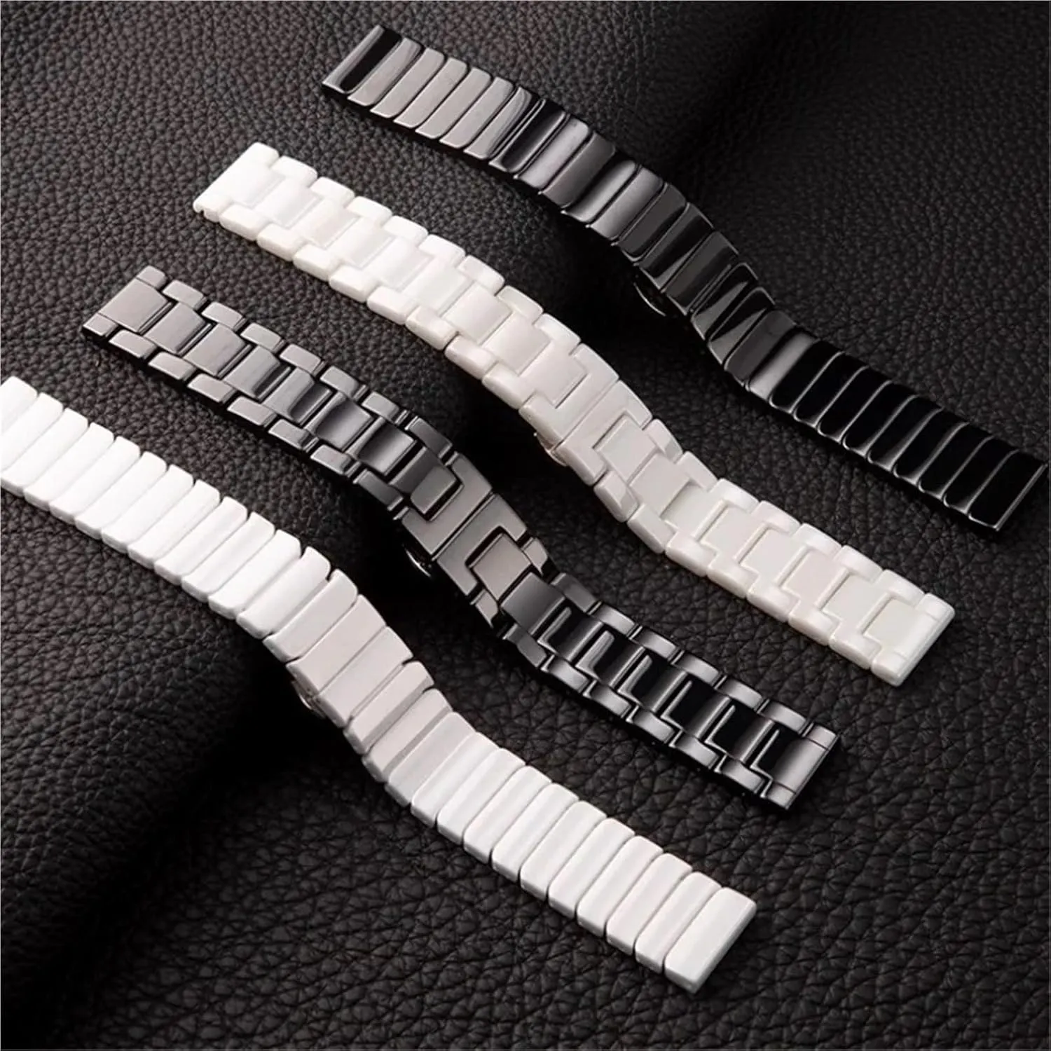 Strap Men Women Universal ambitious exceptionally Thai vivify Wristband Ceramic Watch Band Stainless Steel Removable 20mm Quick Release Watch 