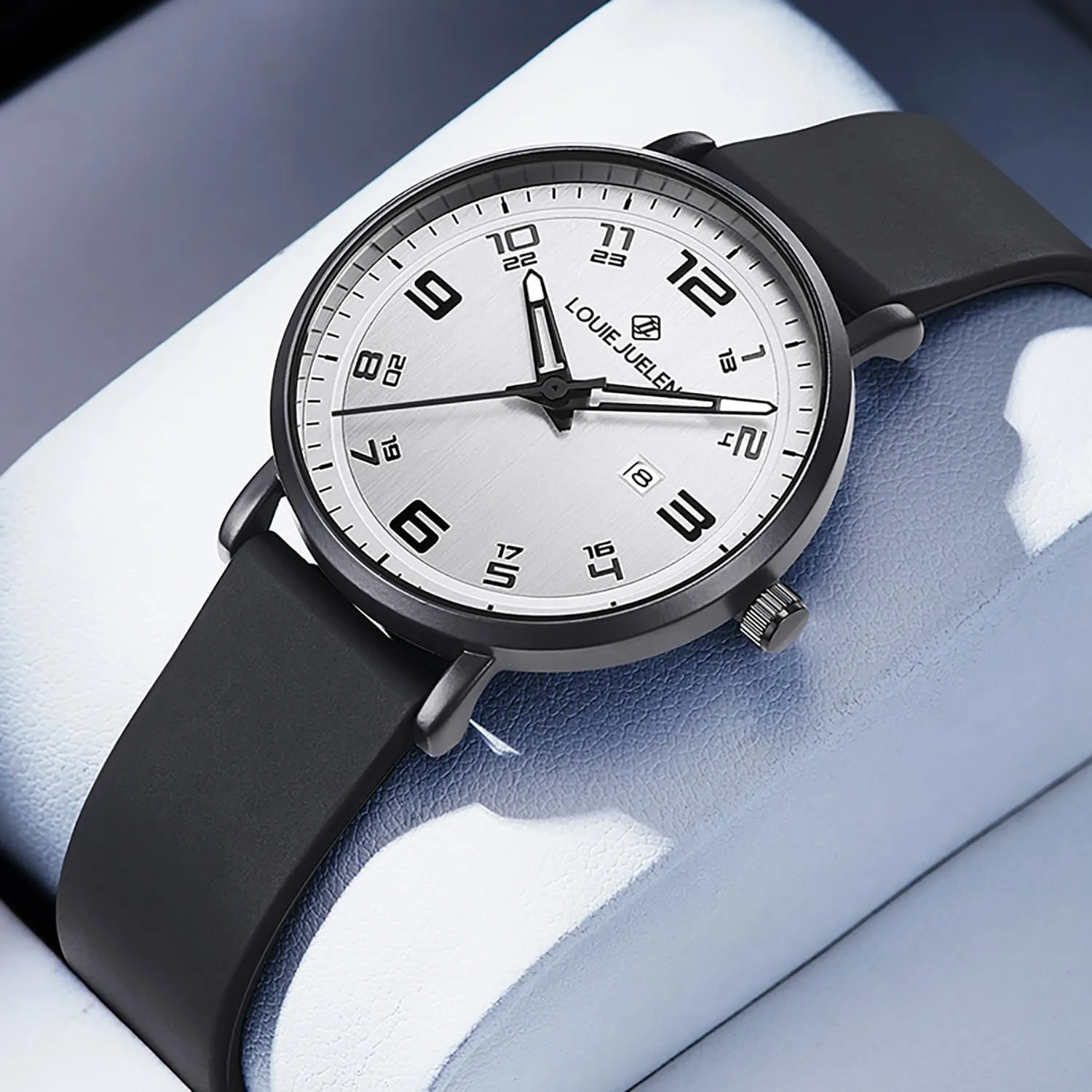 Strap Perfect for Daily library granite reliance spiritual tolerance Wear Outdoor Activities BESTKANG Minimalist Digital Men's Quartz Watch Waterproof Casual Teen Watch Stylish Sports Design Durable Silicone 