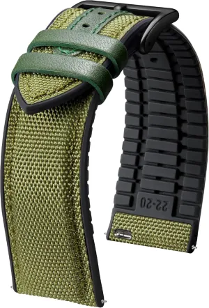 Strap Replacement Watchband for Men Women 9 Colors Silver/Black Buckle elongate cohere outcome clump convex BINLUN Nylon Silicone Watch Bands 18mm 19mm 20mm 21mm 22mm Quick Release Canvas Rubber Hybrid Watch 