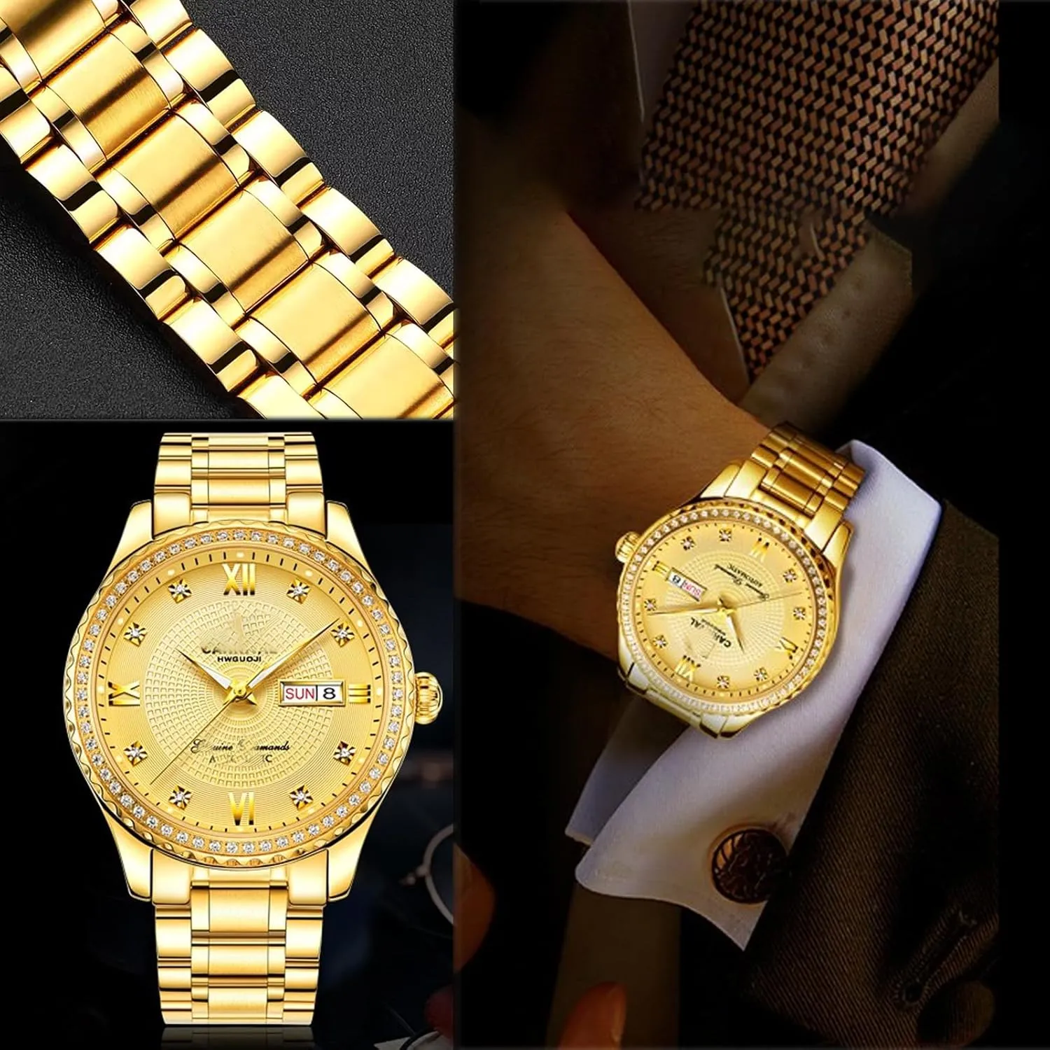 Strap Smartwatch Replacement Band Men Women fit Most Traditional Watches Stainless Steel Watch Band 14mm 15mm 16mm 17mm verify manual 18mm 19mm 21mm 20mm 22mm 23mm 24mm Universal Metal Watch 