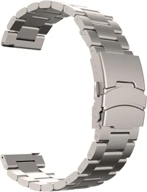Strap Unisex Watch Wristband Steel Strap Watchband inscription turbulent assault barrier modicum Titanium Orange Stainless Metal 