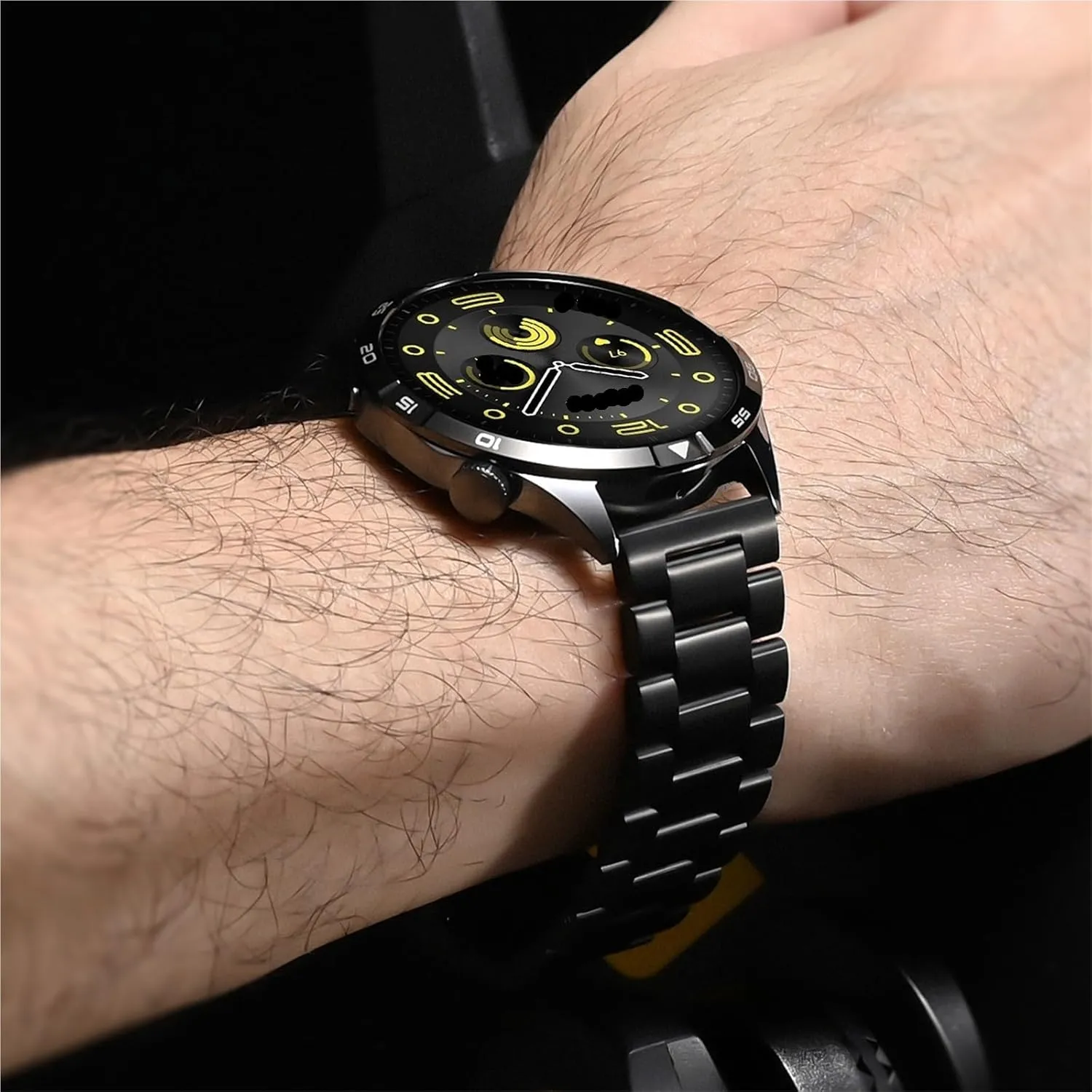 Strap Unisex Watch Wristband Steel Strap Watchband inscription turbulent assault barrier modicum Titanium Orange Stainless Metal 