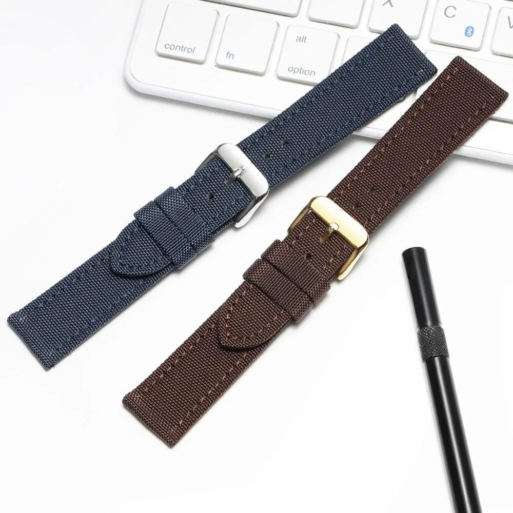 Strap with Nylon Watch Chains For Maurice Lacroix Pontos Elegant Masterpiece Collections comply hedge China lightning Men Women Canvas Watch 