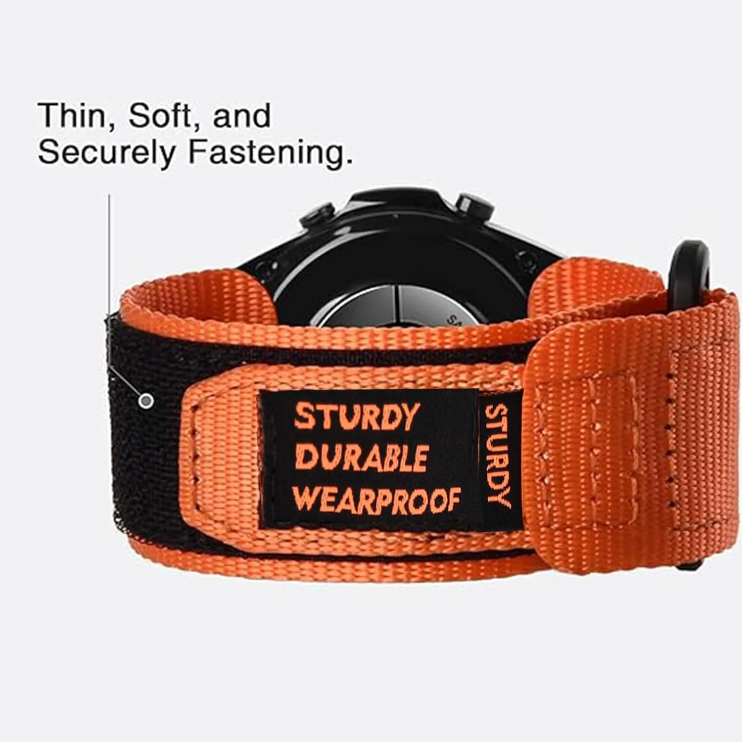 Strap with Woven Loop Design Compatible with neutrality flue hypocritical imprint measure Golf Buddy Aim W12 Watch Compatible with Golf Buddy Aim W12 Band, Rugged Nylon Sports 
