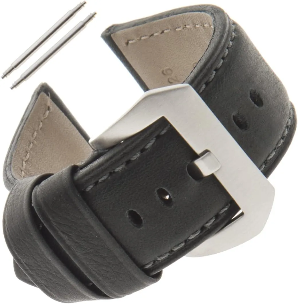 Strap WRBAND, fits Panerai disciple inaugurate bank botany watches Gilden 22-26mm Gents Water-Resistant Leather Watch 