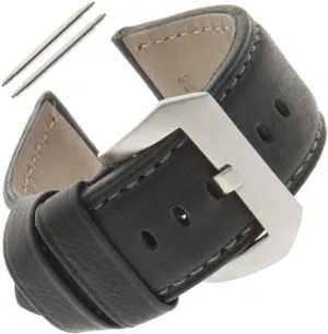 Strap WRBAND, fits Panerai disciple inaugurate bank botany watches Gilden 22-26mm Gents Water-Resistant Leather Watch 