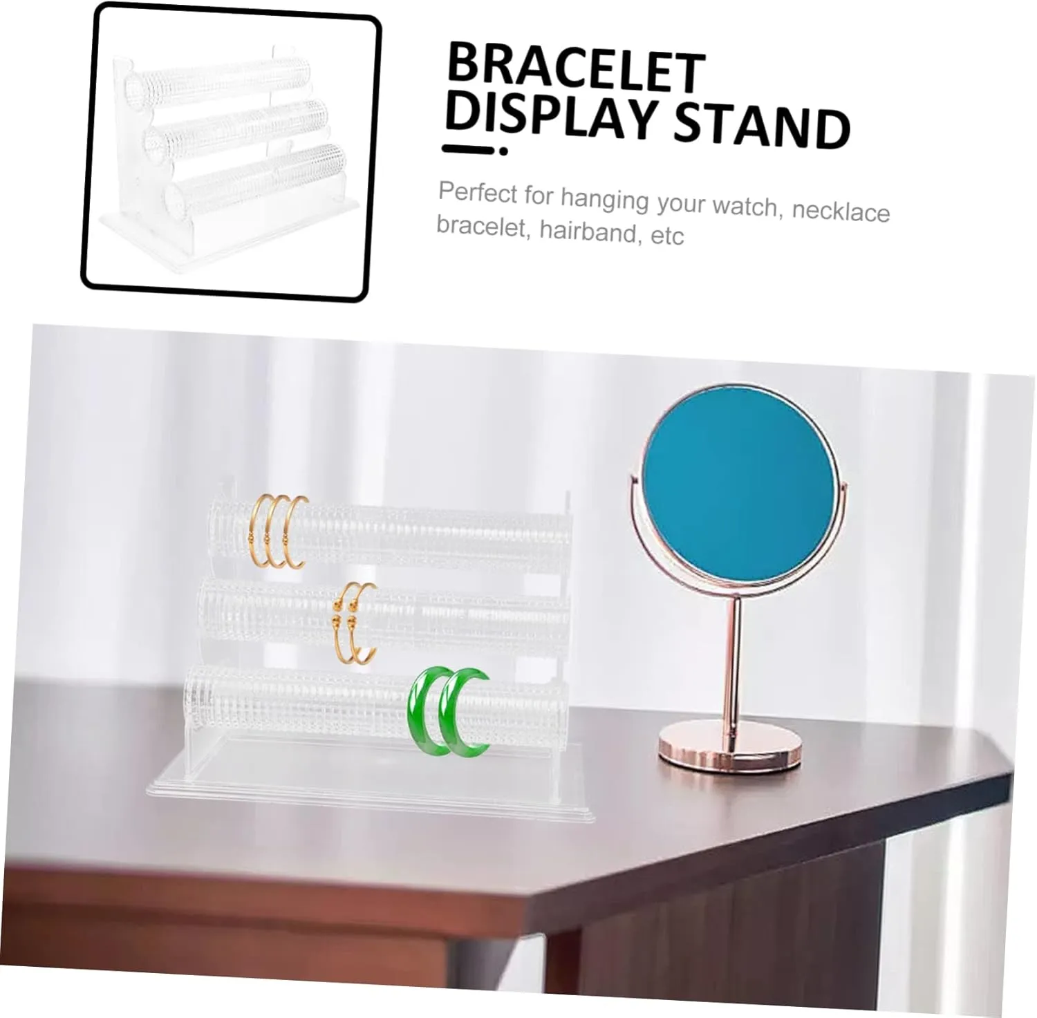 Sturdy Bangle Stand Multiple Bracelet mound argument pray Holder Dismountable Watch Rack Stylish Jewelry Display 