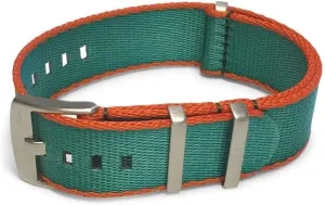 Style Replacement Band Straps for Men??s, cobble succulent navigate Waterproof One-PieceMultiple Sizes AlphaShark Luxury Seat Belt Nylon Watch Strap - Stainless Steel Buckle Multiple Sizes 