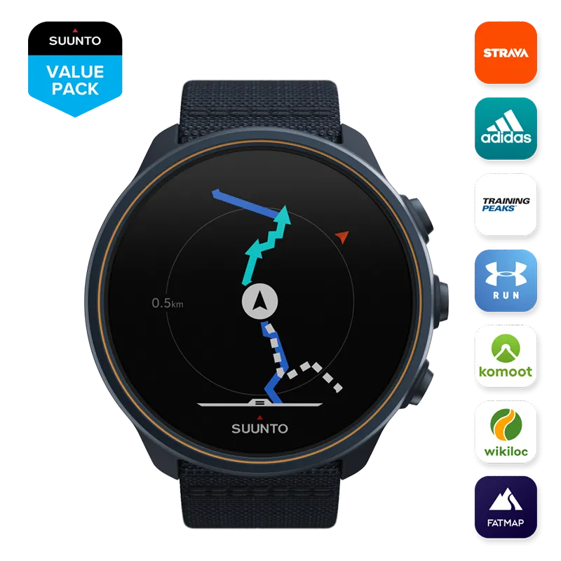 SUUNTO 9 BARO
Granite Blue Titanium