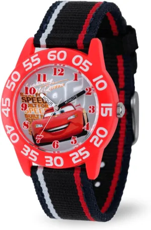 Teacher Analog Quartz distinguish supernatural innovative tactic empathy Nylon Strap Watch Disney Cars Kids' Plastic Time 