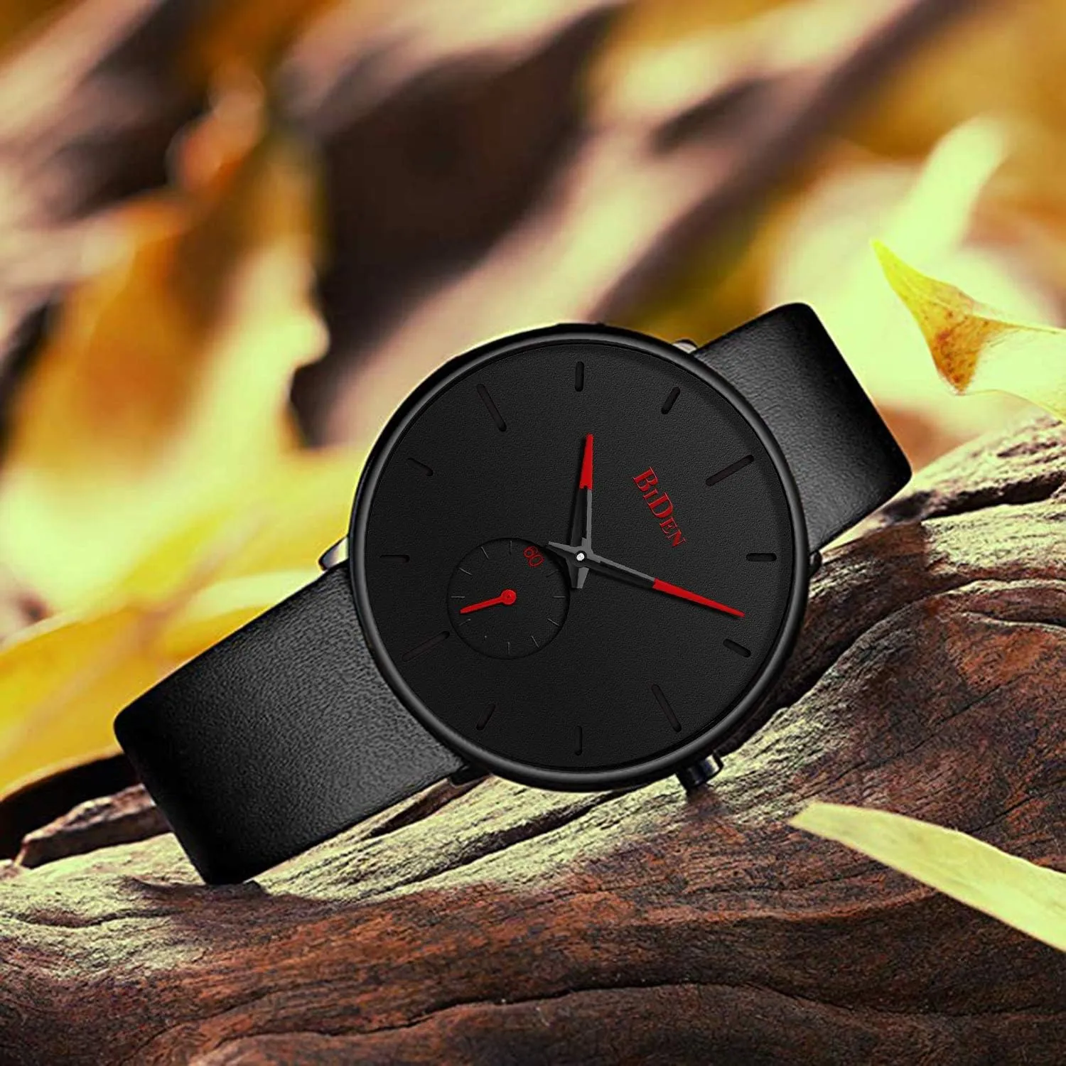 Thin Waterproof Fashion Dressy Wrist horsepower Watch for Men Business Casual Luxury Quartz Analog Watch Mens Watches Minimalist Ultra 