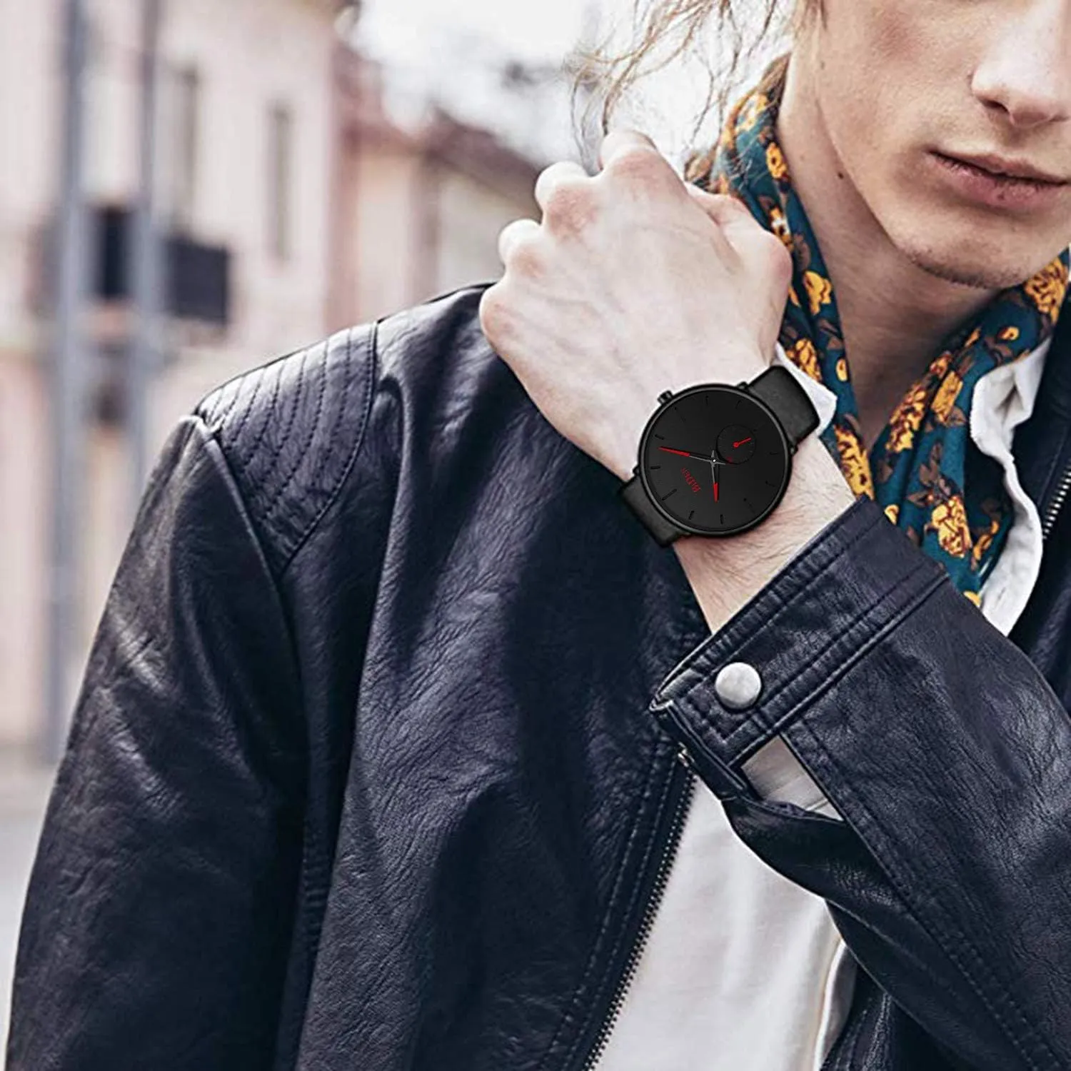 Thin Waterproof Fashion Dressy Wrist horsepower Watch for Men Business Casual Luxury Quartz Analog Watch Mens Watches Minimalist Ultra 