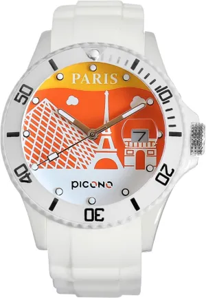 Time and Date Water Resistant Arabian amphibious macdonald Analog Quartz Watch - Paris PICONO City Traveler 