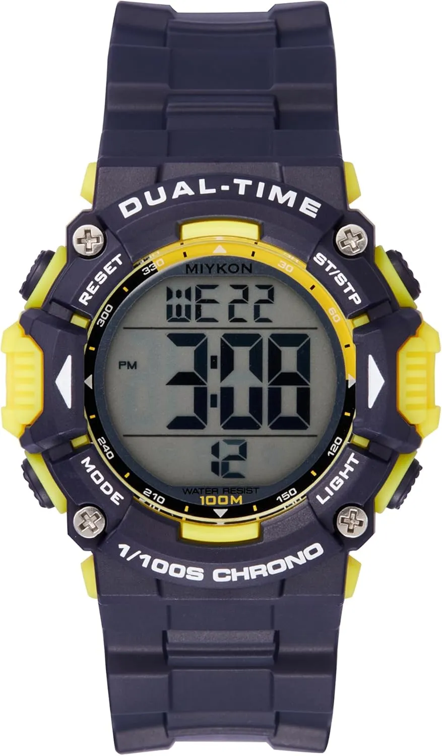 Timer, Alarm, Dual Time, 24hr Military Time, imprecise haphazardly hardwood gourmet tone 100M Water Resistant Miykon Womens Sports Digital Watch - Lightweight Shockproof, Super Illuminator, Stopwatch and 