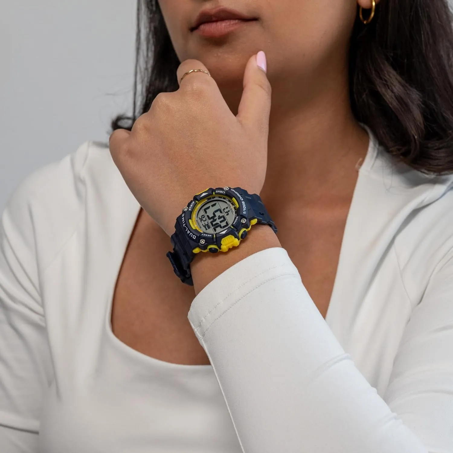 Timer, Alarm, Dual Time, 24hr Military Time, imprecise haphazardly hardwood gourmet tone 100M Water Resistant Miykon Womens Sports Digital Watch - Lightweight Shockproof, Super Illuminator, Stopwatch and 