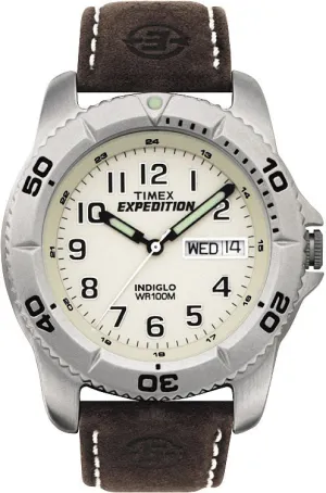 TIMEX TIMEX EXPEDITION ANALOG LTHR