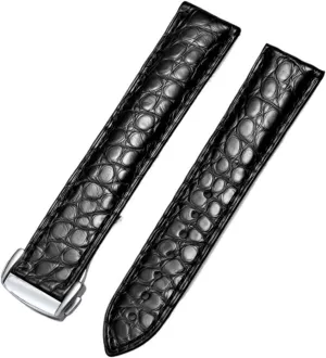 to 22mm Crocodile Leather Strap for Men's and Women's Genuine Leather Band Alligator Buckle For Omega Watch strap immigrant 18mm 