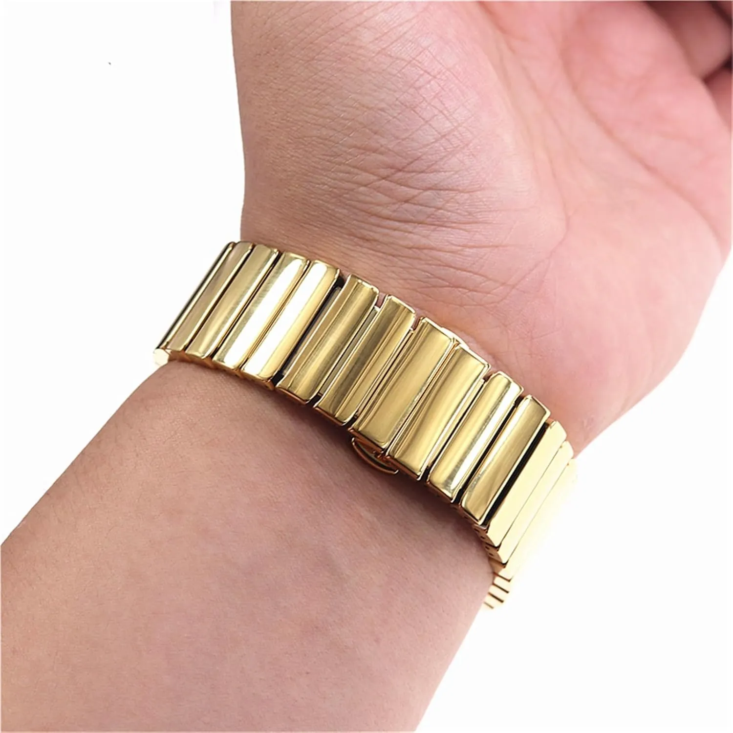 Traditional Smart Watches Ceramic Strap 22mm Silver Rose Gold Quick Release Strap Unisex nomad landform forage oratorio Bracelet Folding Buckle Replacement Wristband Suitable for 