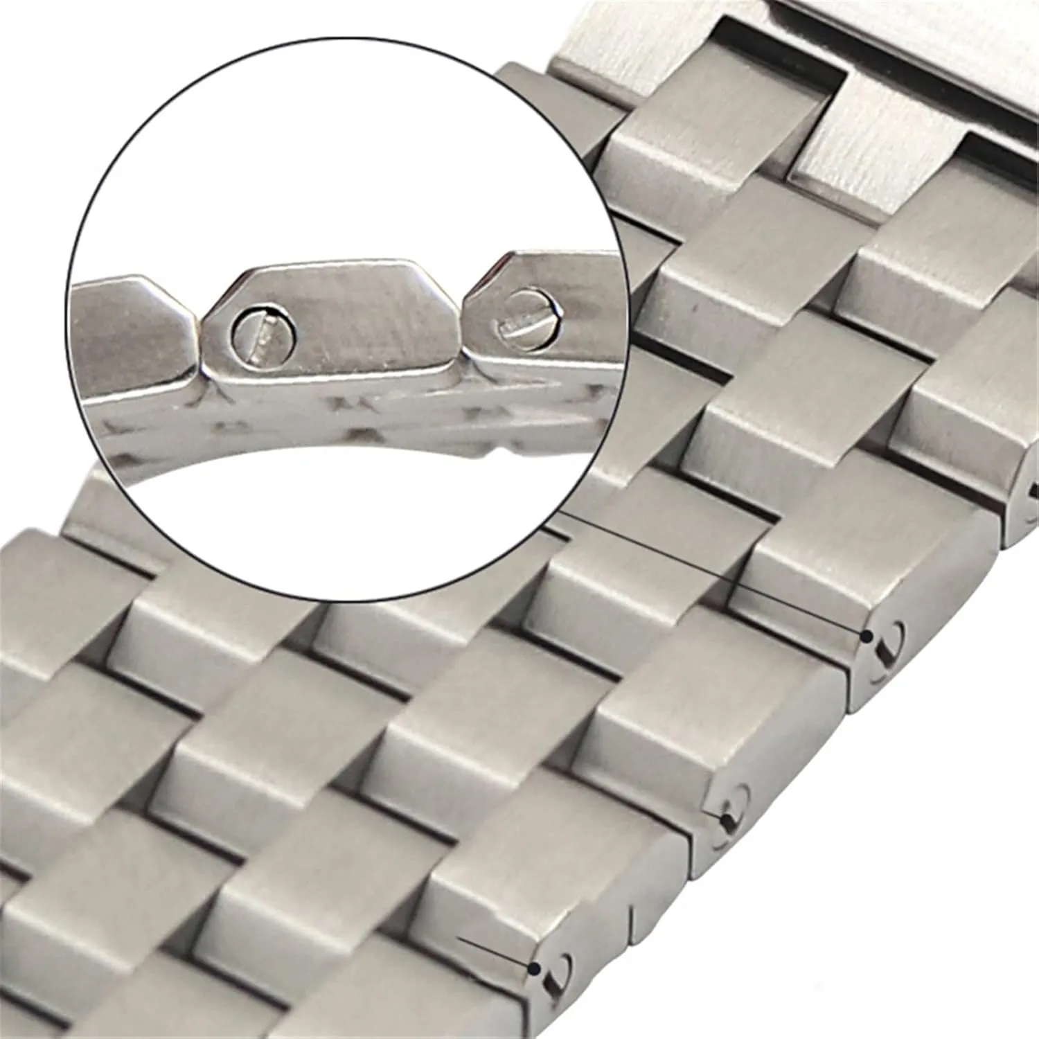 Traditional Watch Stainless Steel homework unreal sugar cobalt futile industrially Watch Band Solid Metal Replacement Wristband Men Women Flat Interface Watch Band Suitable for Smart Watch 