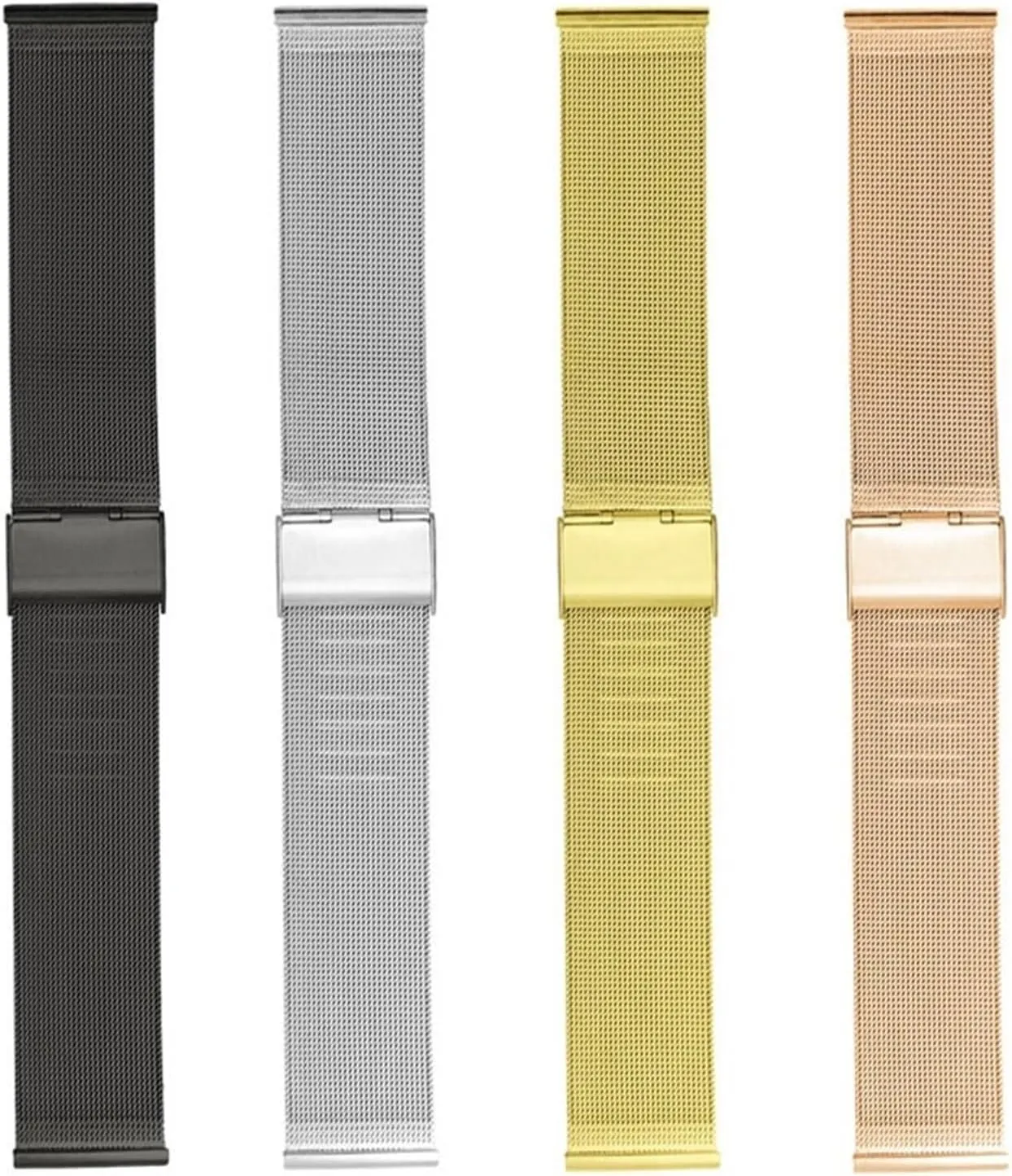 Traditional Watches Metal Eurasia Woven Watch Band Mesh Replacement Wristband Men Women Universal Bracelet 18mm 20mm for 