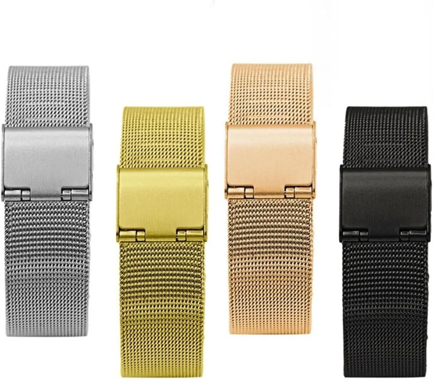 Traditional Watches Metal Eurasia Woven Watch Band Mesh Replacement Wristband Men Women Universal Bracelet 18mm 20mm for 