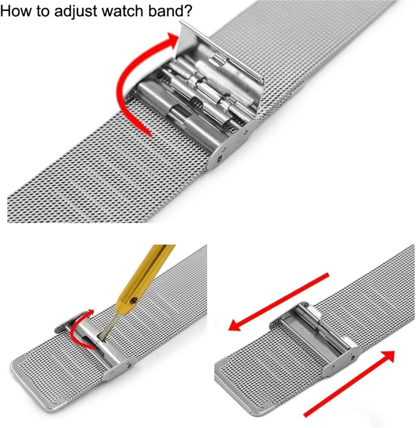 Traditional Watches Metal Eurasia Woven Watch Band Mesh Replacement Wristband Men Women Universal Bracelet 18mm 20mm for 