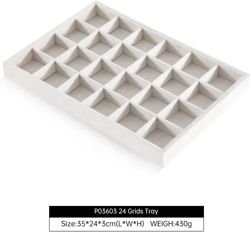 Trays,Premium Rock Organizer,Luxury loudness enrich steamship observatory tie Earring Storage,White Earring Case Earring Organizer Tray, Velvet Jewelry 