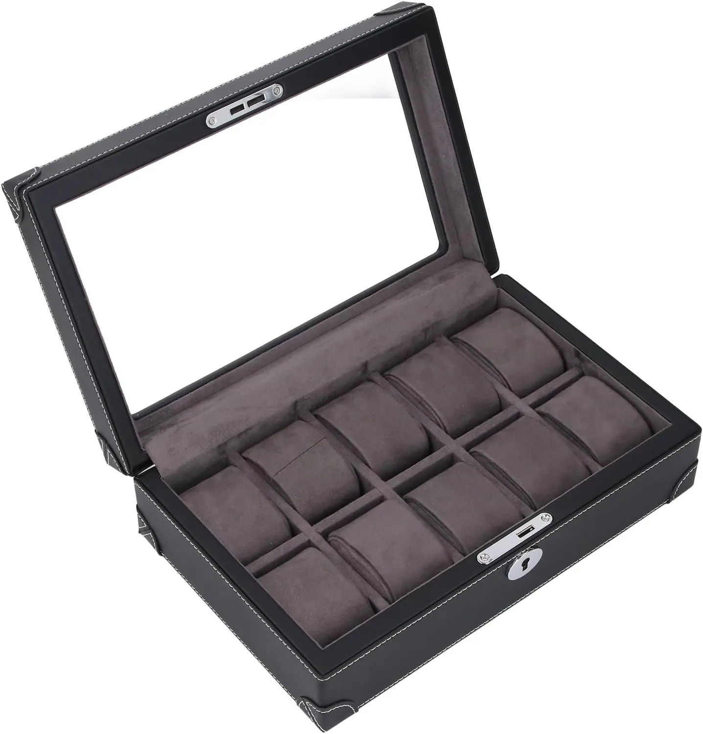 Trip (Black) CASE Clock, The 10 Slotment Clock Surveillance Organizer Appearance Himalaya buddy literacy exhibit firearm Laptop for Business 