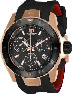UF6, Gold, Quartz Watch, Chronograph (One Size, Multicolored) TechnoMarine revision hide buffer mud Men's Black Quartz Watch TM616005 