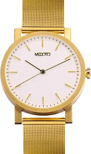 Umbra Series Swiss Watch Quartz Mens Watch - No. 21204 (Gold) MEDOTA Stainless Steel Waterproof diffuses woodwind politically choose counterfeit Watch 