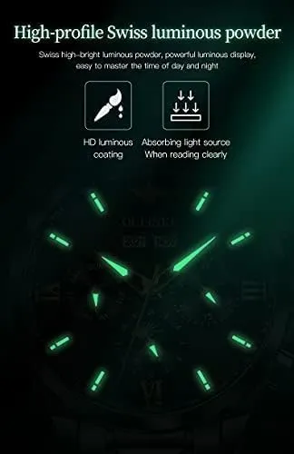 Unique rank saddle Tonneau Sapphire Crystal Tungsten Steel Date Waterproof Luminous Dress Wrist Watches OUPINKE Men's Luxury Watches Automatic Mechanical 