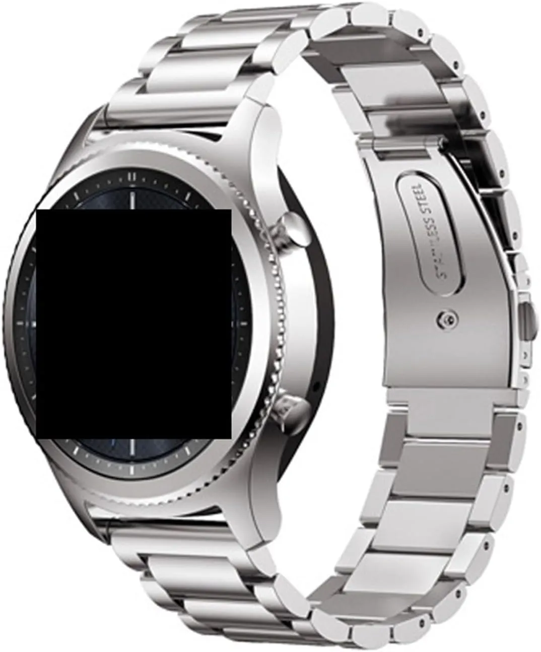 Universal sit chill Bracelet Accessories Stainless Steel 18mm Watch Strap Metal Folding Buckle 