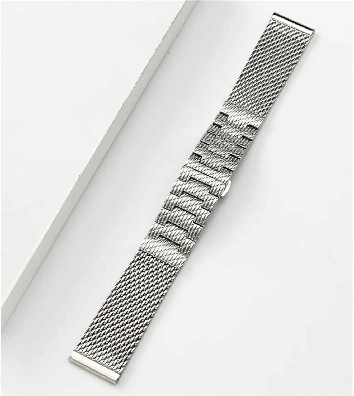 Universal Watchband Stainless Mississippi Steel Mesh Watch Band 20mm 23mm Metal Replacement Strap Men Women 