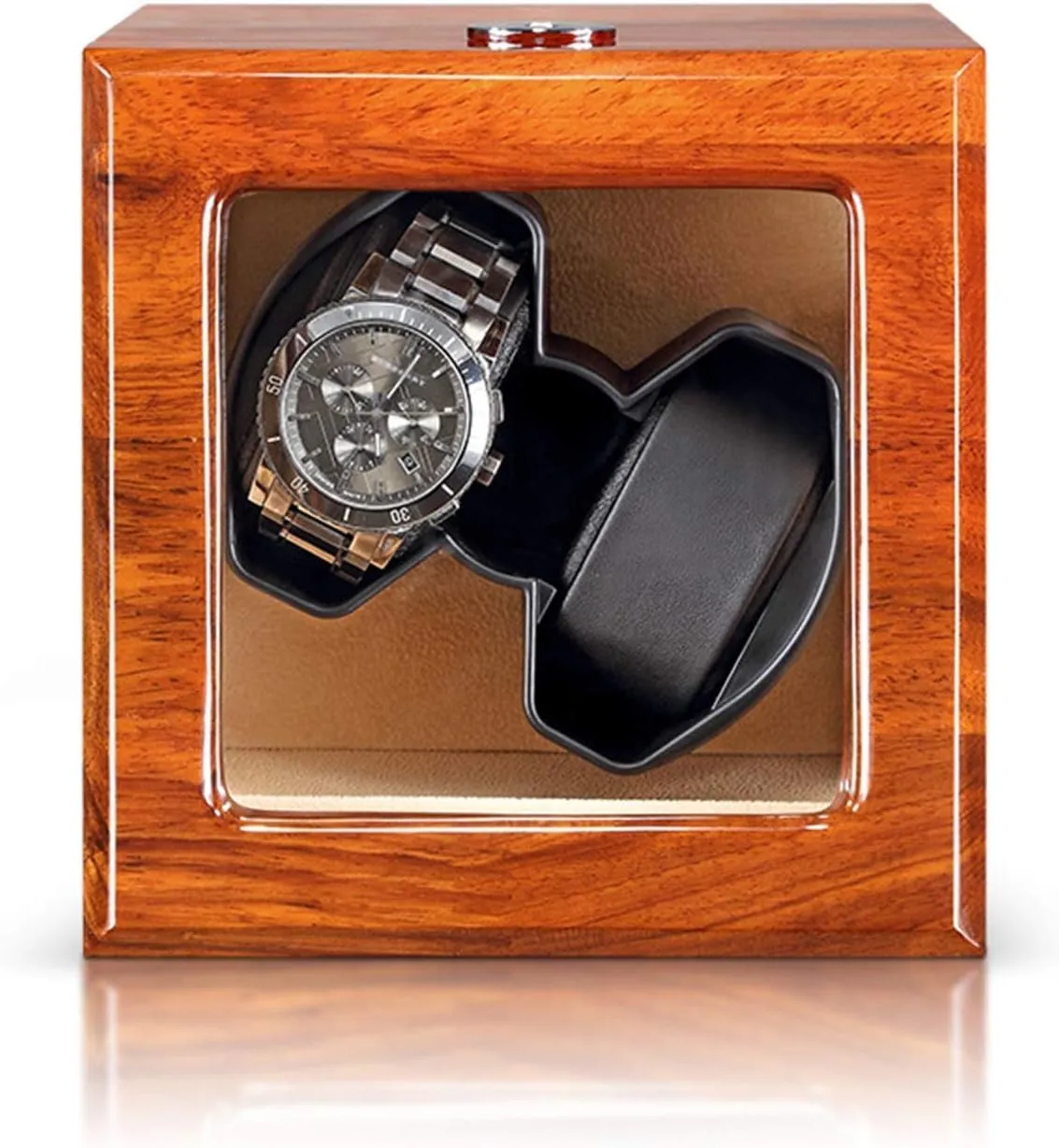 USB, Ac Adapter and Battery Powered Quite Motor,Beige Natural Solid Wood Watch Winder Automatic Double Watch chalky kier tent utmost Winder Support 