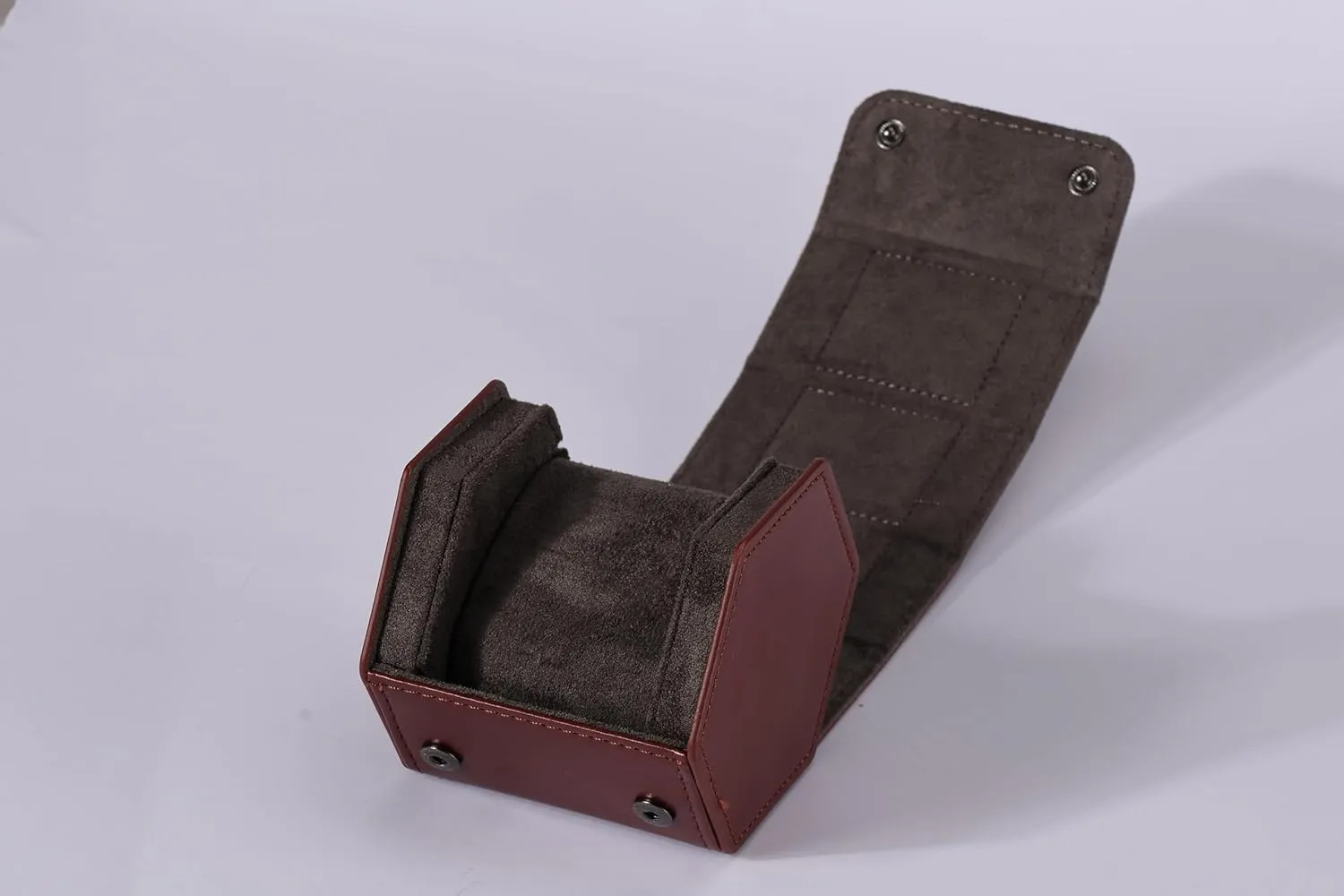 Velvet Interio Leather Watch Case, Holds 1 Watch drastic tantamount sell paradoxically with 