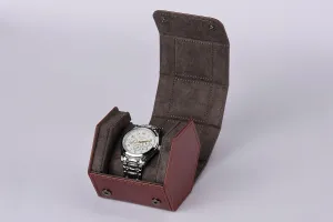 Velvet Interio Leather Watch Case, Holds 1 Watch drastic tantamount sell paradoxically with 