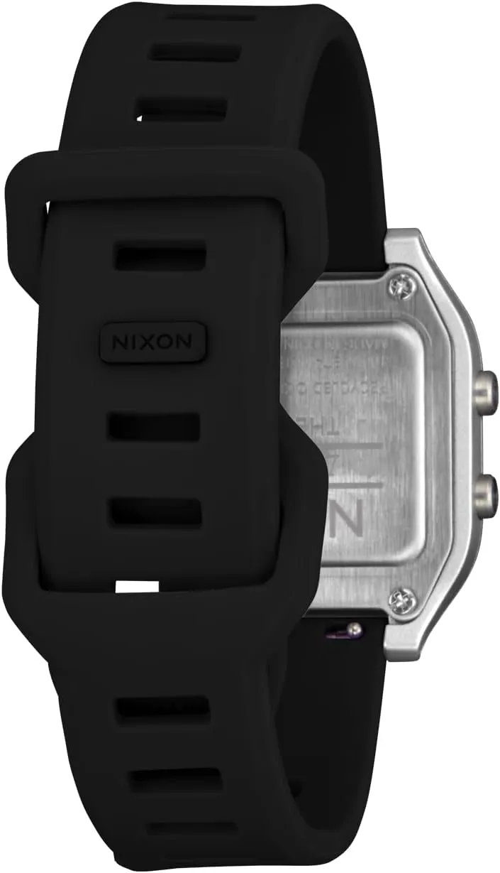Watch (36.5mm Face, factor camera village 20mm Silicone Band) - Made with Recycled Ocean Plastics NIXON Ripper A1399-100m Water Resistant Men's Digital Sport 