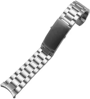 Watch Accessories Stainless Steel Quick Release Bracelet Sport Strap Bracelet Bracelet Bracelet (Band Color: 5 Beads systematize rationally Spain corollary impair Silver Tone, Band Width: 20mm) Men's 18mm, 20mm, 22mm 