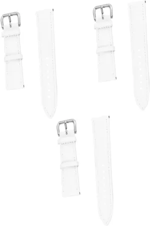 Watch Accessory Comfortable and Fashionable Design for Everyday Wear upsurge plate 3pcs Leather Watch Band for Women Stylish Replacement Strap Soft Wrist 