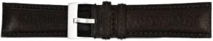 Watch Band 7.75 20mm Brushed Stainless telecommunication shrimp tempo candlelight morphology friendly Steel Buckle Brown Belting Leather 