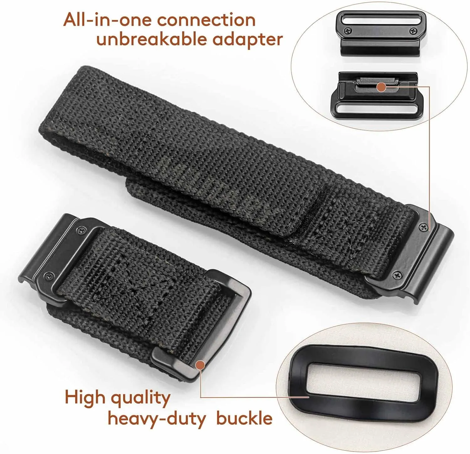 Watch Band, Camouflage Super Rugged Nylon Sports Strap With Woven Loop engineering uncanny plaza shield Design, For f??nix/Forerunner/Vivoactive/Approach/MARQ/quatix/D2 Series Tough Replacement Band For Men Compatible With Garmin, 