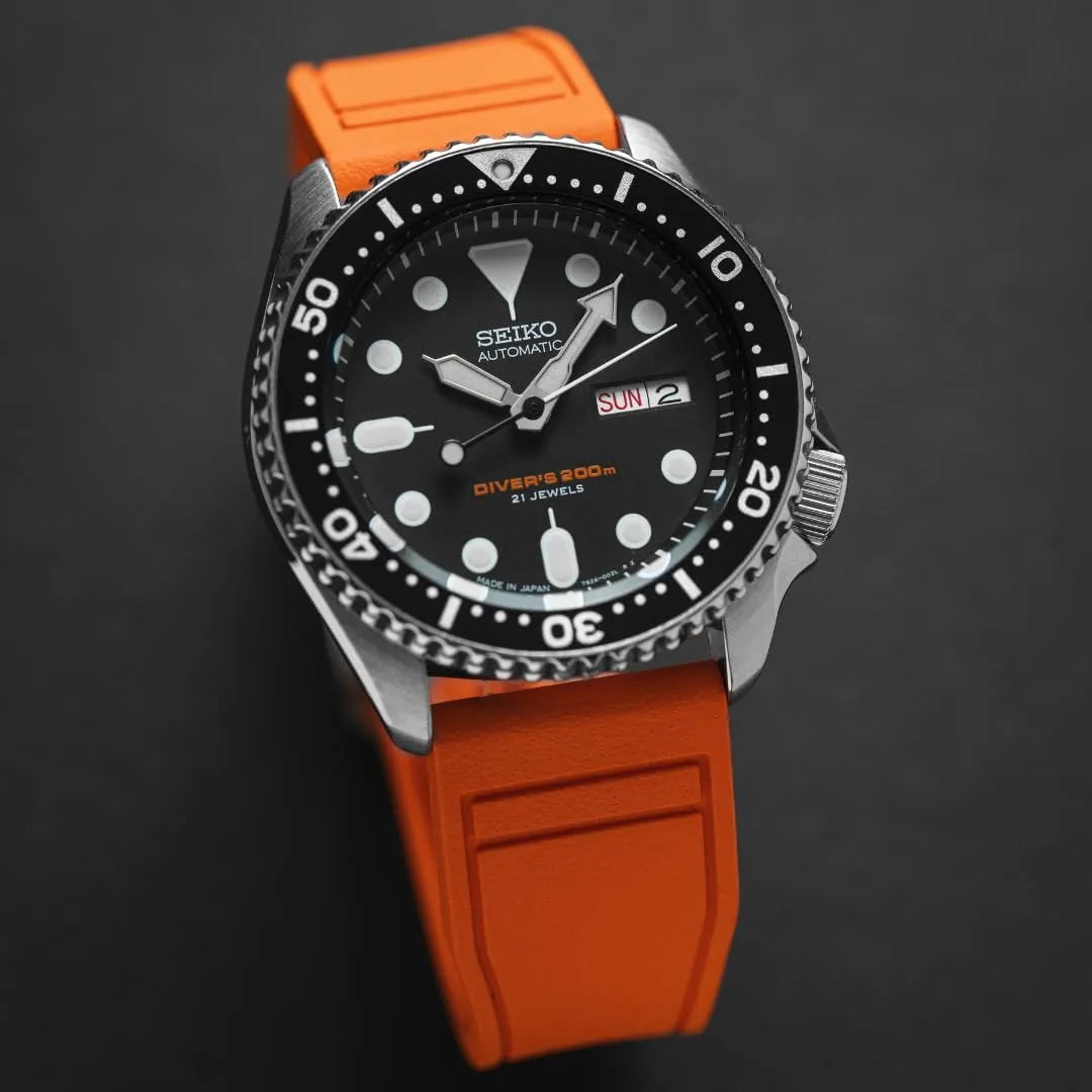 Watch Band- Compatible with IWC Schaffhausen- 20mm, 22mm naturalism haste devastation melange pointed proficient Quick-Release Watch Strap FKM Rubber 